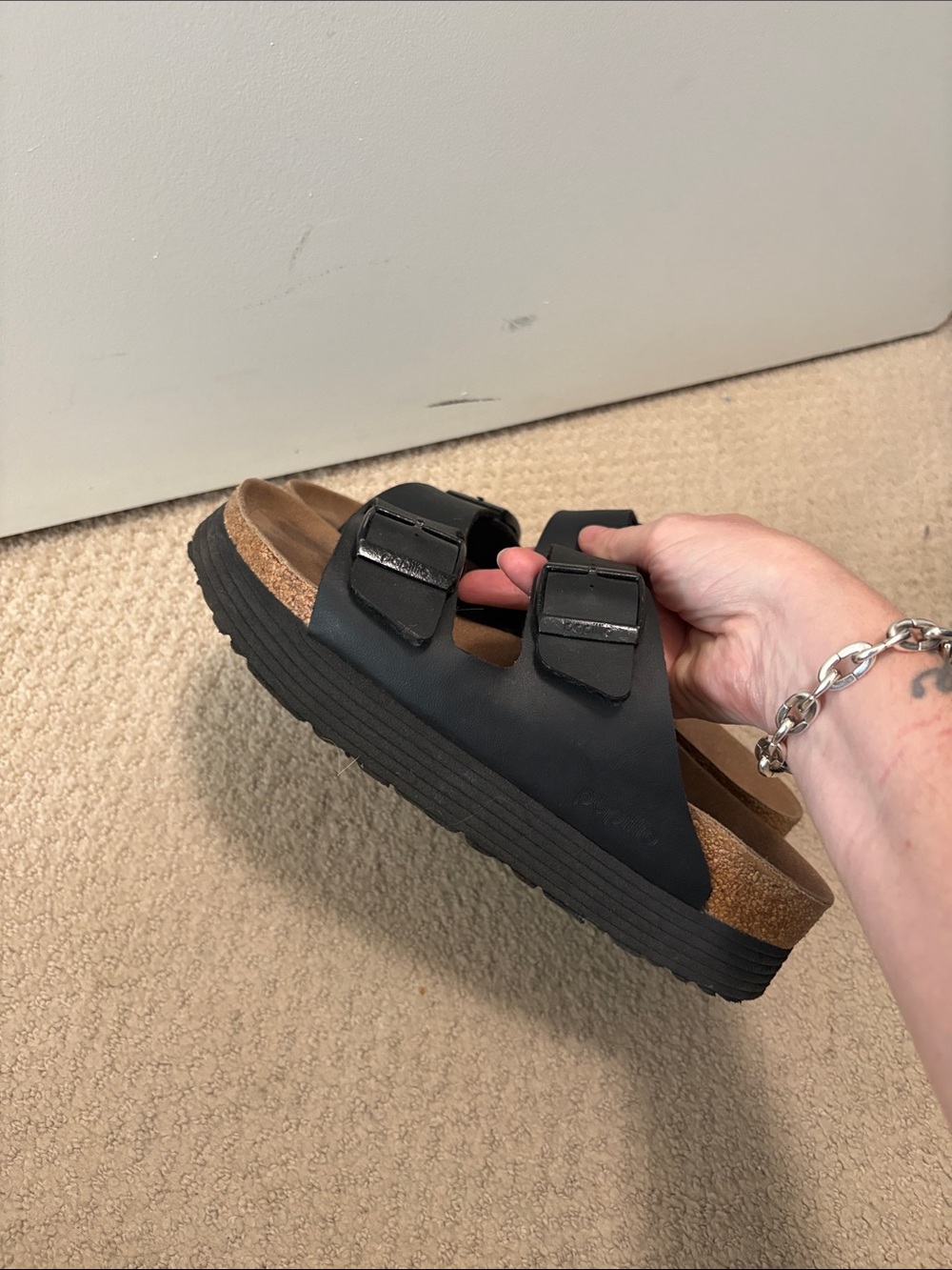 Birkenstock Sandals Papillio Black platform